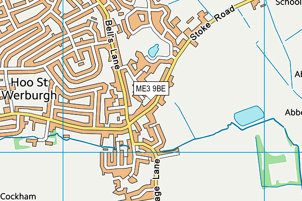 ME3 9BE map - OS VectorMap District (Ordnance Survey)