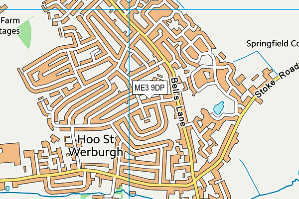 ME3 9DP map - OS VectorMap District (Ordnance Survey)