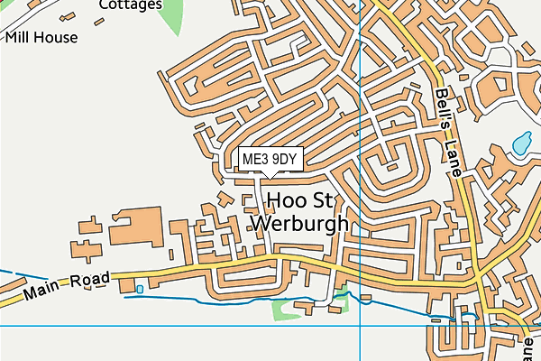ME3 9DY map - OS VectorMap District (Ordnance Survey)