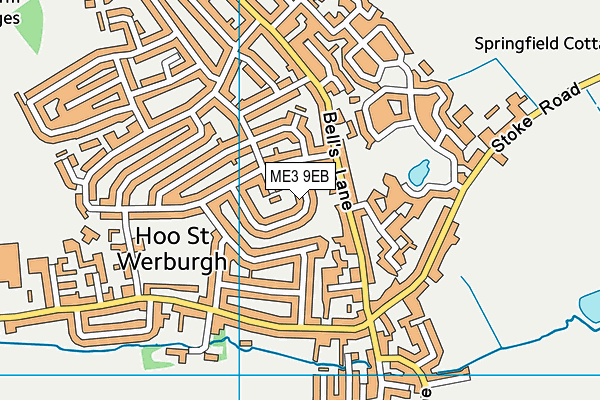 ME3 9EB map - OS VectorMap District (Ordnance Survey)
