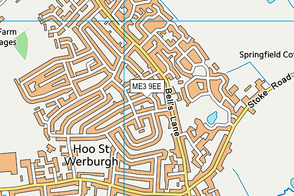 ME3 9EE map - OS VectorMap District (Ordnance Survey)