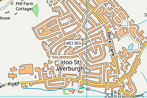 ME3 9EG map - OS VectorMap District (Ordnance Survey)