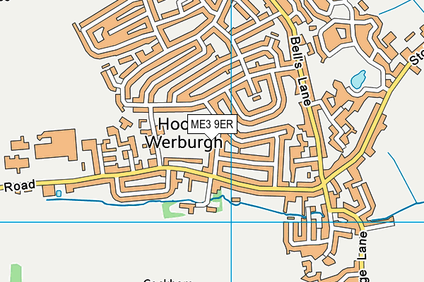 ME3 9ER map - OS VectorMap District (Ordnance Survey)