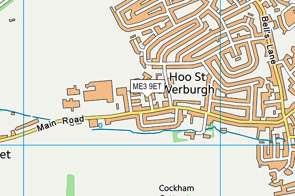 ME3 9ET map - OS VectorMap District (Ordnance Survey)