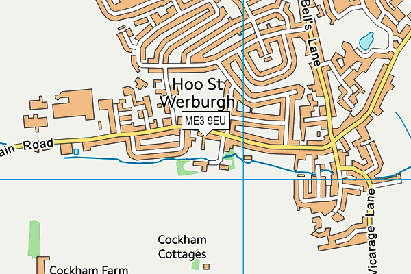 ME3 9EU map - OS VectorMap District (Ordnance Survey)