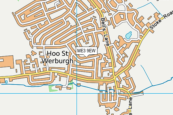ME3 9EW map - OS VectorMap District (Ordnance Survey)