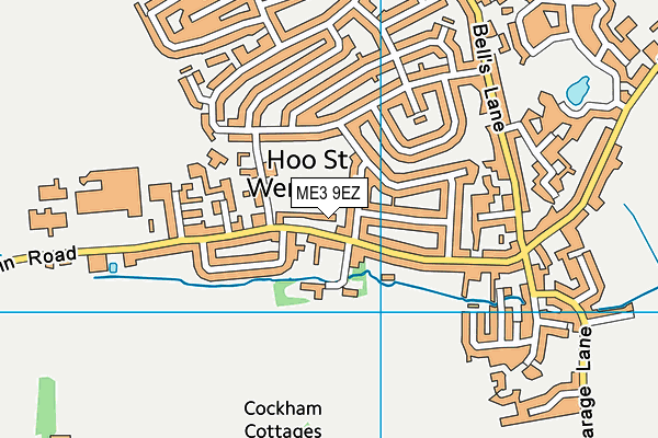 ME3 9EZ map - OS VectorMap District (Ordnance Survey)