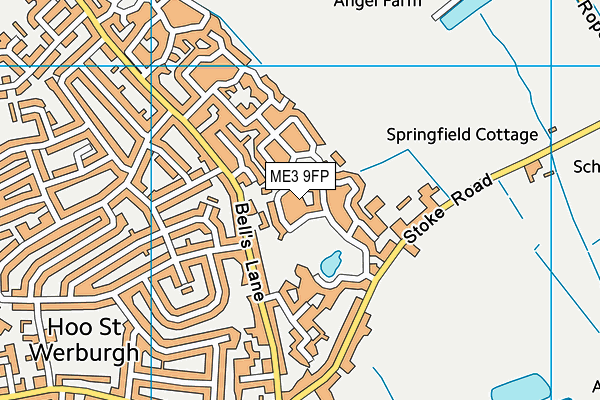 ME3 9FP map - OS VectorMap District (Ordnance Survey)