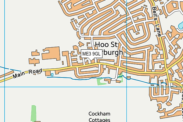 ME3 9GL map - OS VectorMap District (Ordnance Survey)