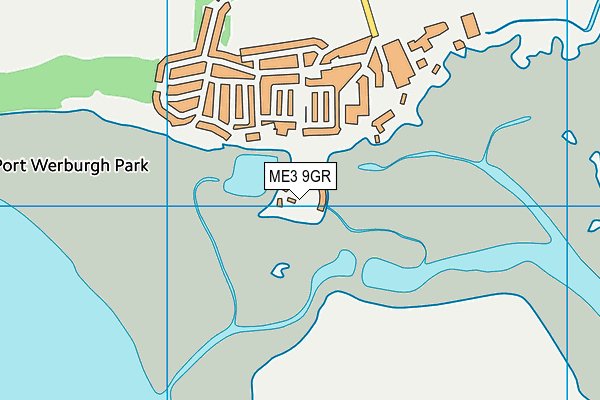 ME3 9GR map - OS VectorMap District (Ordnance Survey)