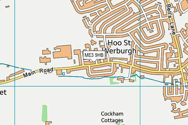 ME3 9HB map - OS VectorMap District (Ordnance Survey)