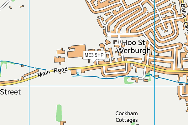 ME3 9HP map - OS VectorMap District (Ordnance Survey)