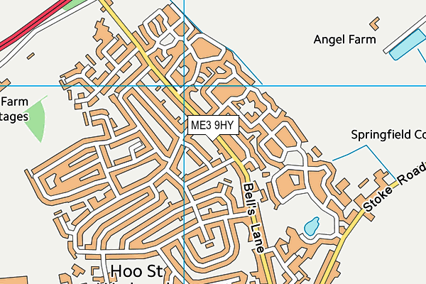 ME3 9HY map - OS VectorMap District (Ordnance Survey)