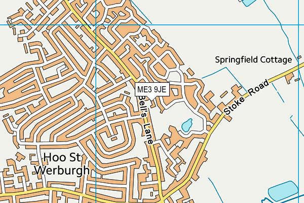 ME3 9JE map - OS VectorMap District (Ordnance Survey)