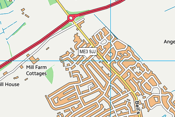 ME3 9JJ map - OS VectorMap District (Ordnance Survey)