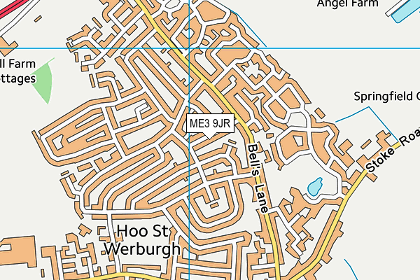 ME3 9JR map - OS VectorMap District (Ordnance Survey)