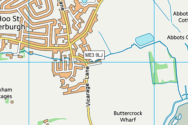 ME3 9LJ map - OS VectorMap District (Ordnance Survey)