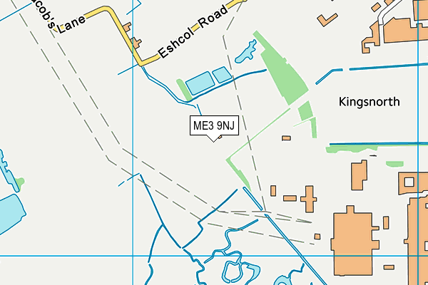 ME3 9NJ map - OS VectorMap District (Ordnance Survey)