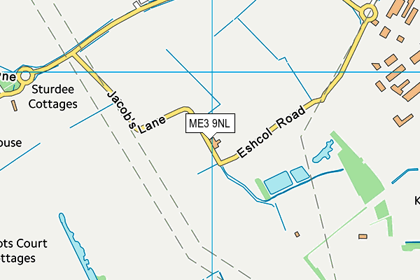 ME3 9NL map - OS VectorMap District (Ordnance Survey)