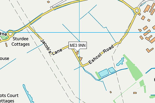ME3 9NN map - OS VectorMap District (Ordnance Survey)