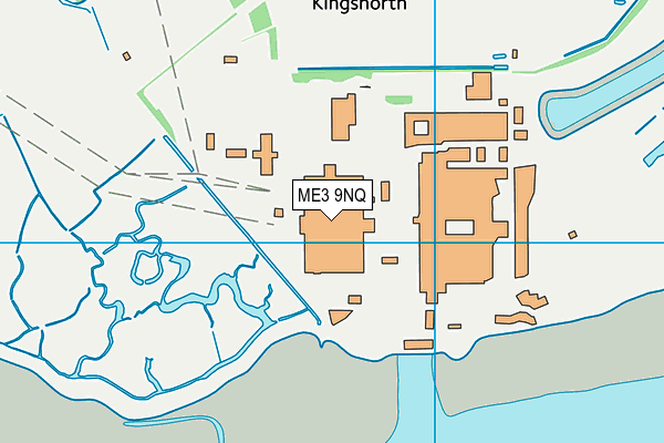 ME3 9NQ map - OS VectorMap District (Ordnance Survey)