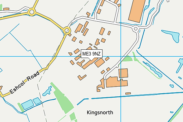 ME3 9NZ map - OS VectorMap District (Ordnance Survey)