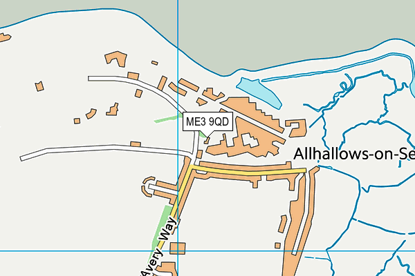 Allhallows Leisure Park map (ME3 9QD) - OS VectorMap District (Ordnance Survey)