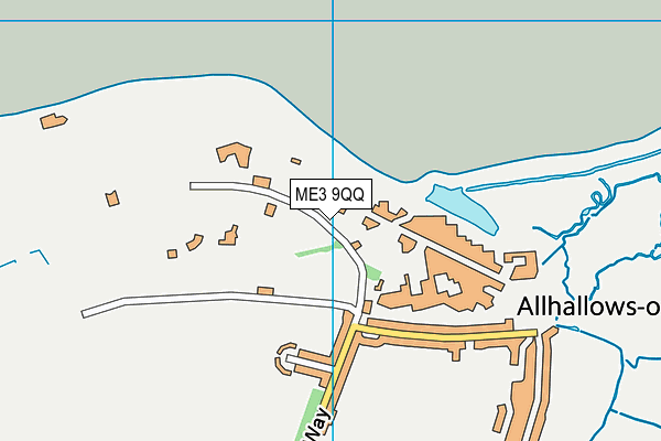 ME3 9QQ map - OS VectorMap District (Ordnance Survey)