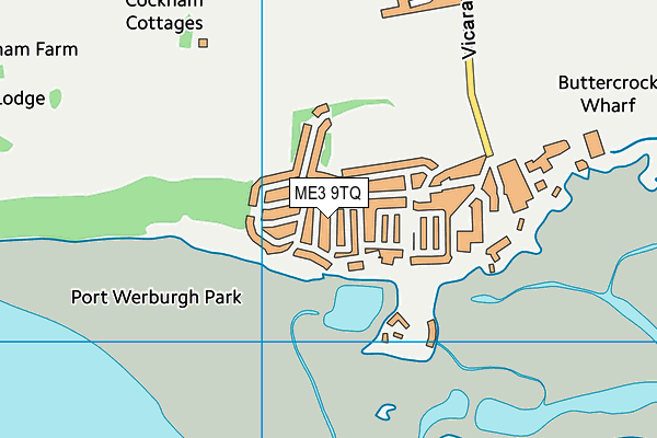 ME3 9TQ map - OS VectorMap District (Ordnance Survey)