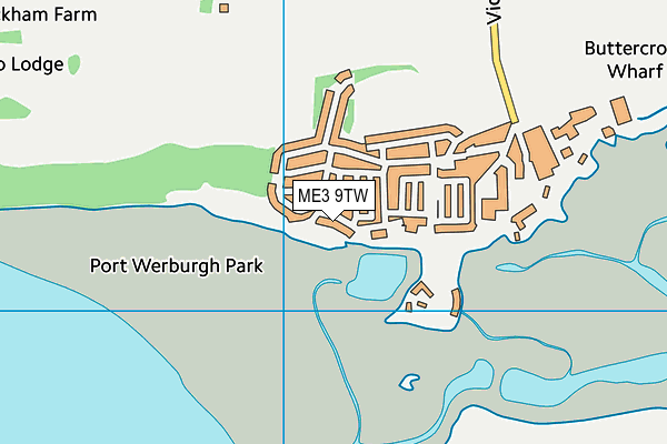 ME3 9TW map - OS VectorMap District (Ordnance Survey)