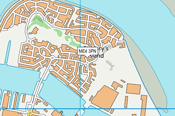 ME4 3PN map - OS VectorMap District (Ordnance Survey)