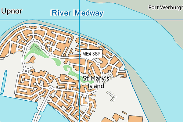 ME4 3SP map - OS VectorMap District (Ordnance Survey)