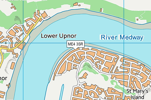 ME4 3SR map - OS VectorMap District (Ordnance Survey)