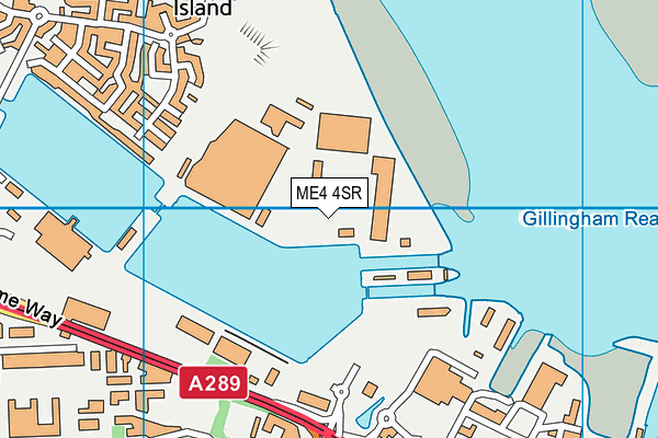 ME4 4SR map - OS VectorMap District (Ordnance Survey)
