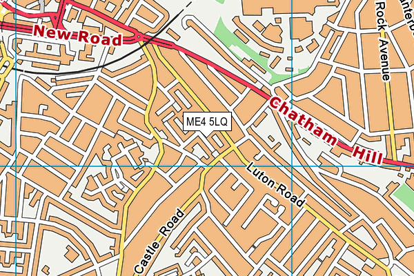 ME4 5LQ map - OS VectorMap District (Ordnance Survey)