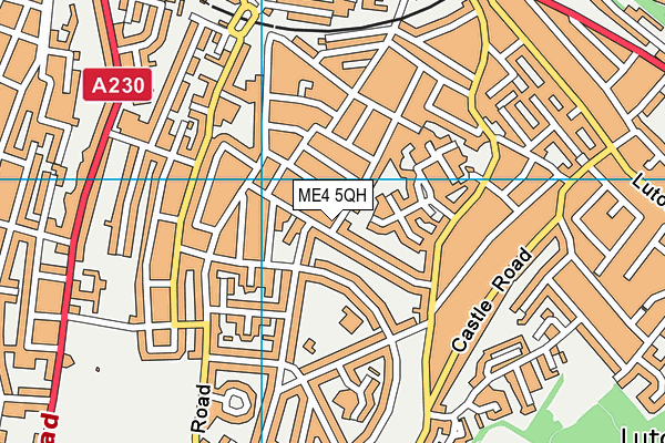 ME4 5QH map - OS VectorMap District (Ordnance Survey)