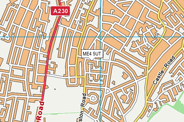 ME4 5UT map - OS VectorMap District (Ordnance Survey)