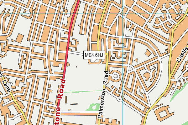 ME4 6HJ map - OS VectorMap District (Ordnance Survey)