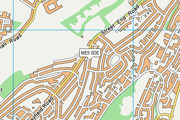 ME5 0DE map - OS VectorMap District (Ordnance Survey)