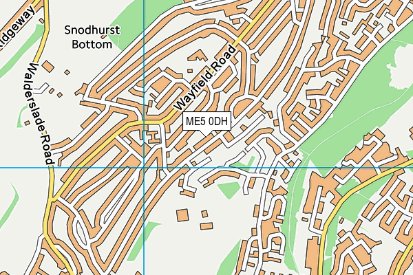 ME5 0DH map - OS VectorMap District (Ordnance Survey)