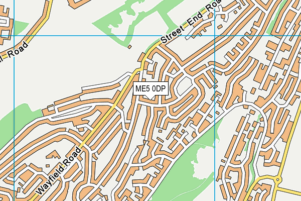 ME5 0DP map - OS VectorMap District (Ordnance Survey)