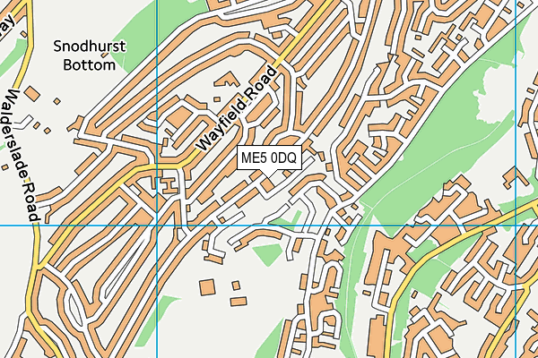 ME5 0DQ map - OS VectorMap District (Ordnance Survey)