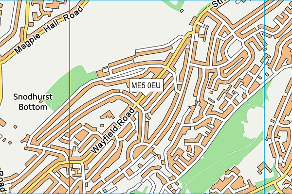 ME5 0EU map - OS VectorMap District (Ordnance Survey)