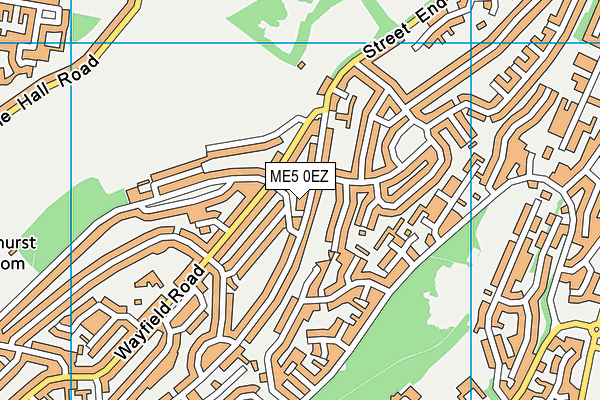 ME5 0EZ map - OS VectorMap District (Ordnance Survey)