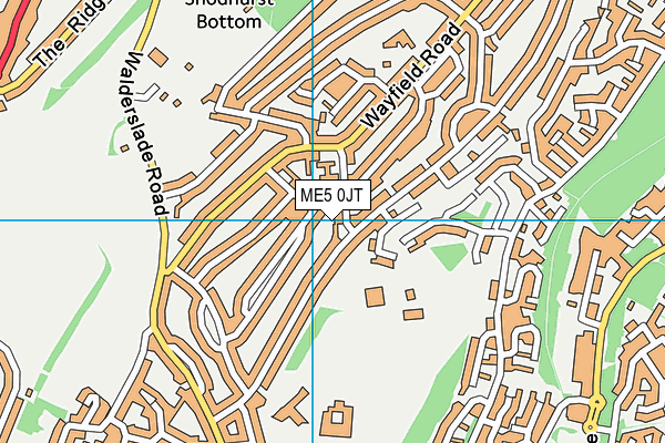 ME5 0JT map - OS VectorMap District (Ordnance Survey)