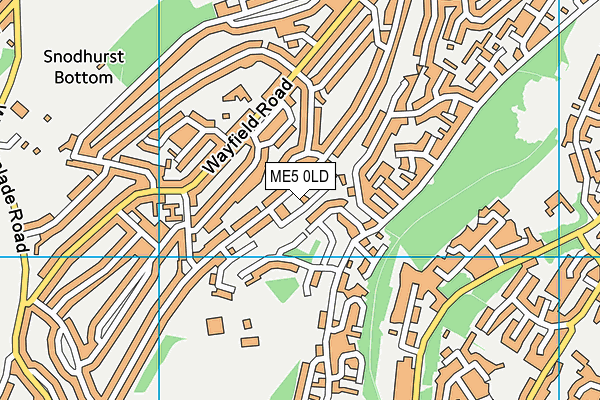 ME5 0LD map - OS VectorMap District (Ordnance Survey)