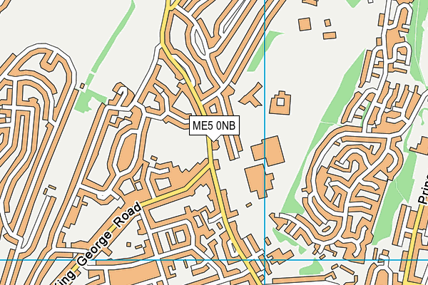 ME5 0NB map - OS VectorMap District (Ordnance Survey)