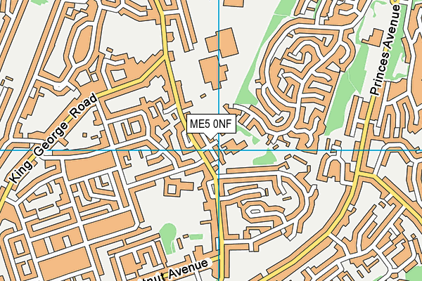 St Thomas More Roman Catholic Primary School map (ME5 0NF) - OS VectorMap District (Ordnance Survey)