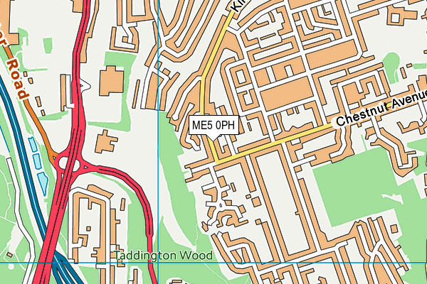 ME5 0PH map - OS VectorMap District (Ordnance Survey)