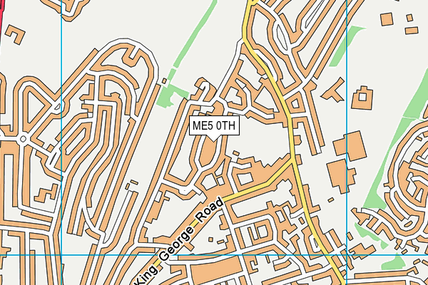 ME5 0TH map - OS VectorMap District (Ordnance Survey)